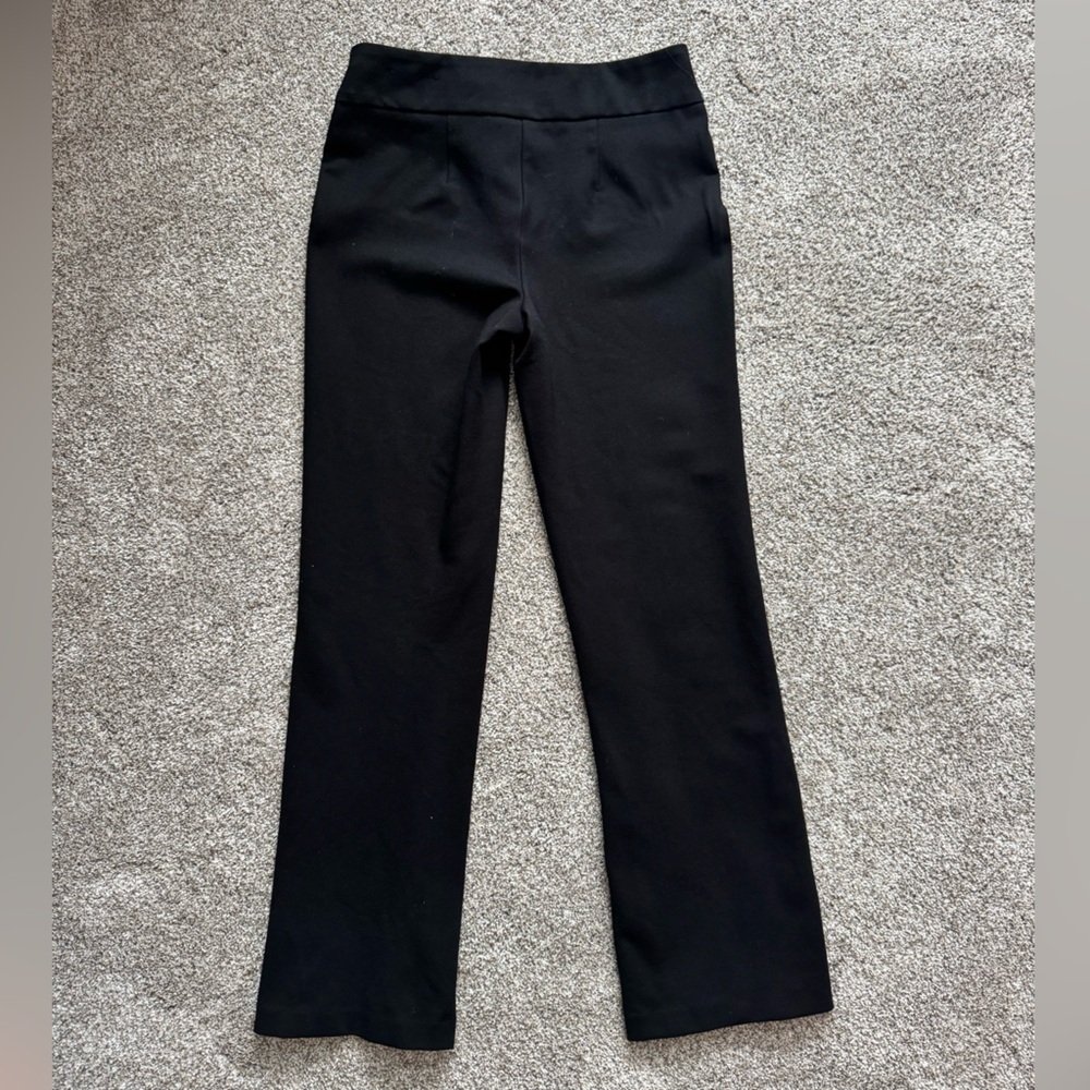 Black Women's Trousers with elastic waist - Picture 2 of 3